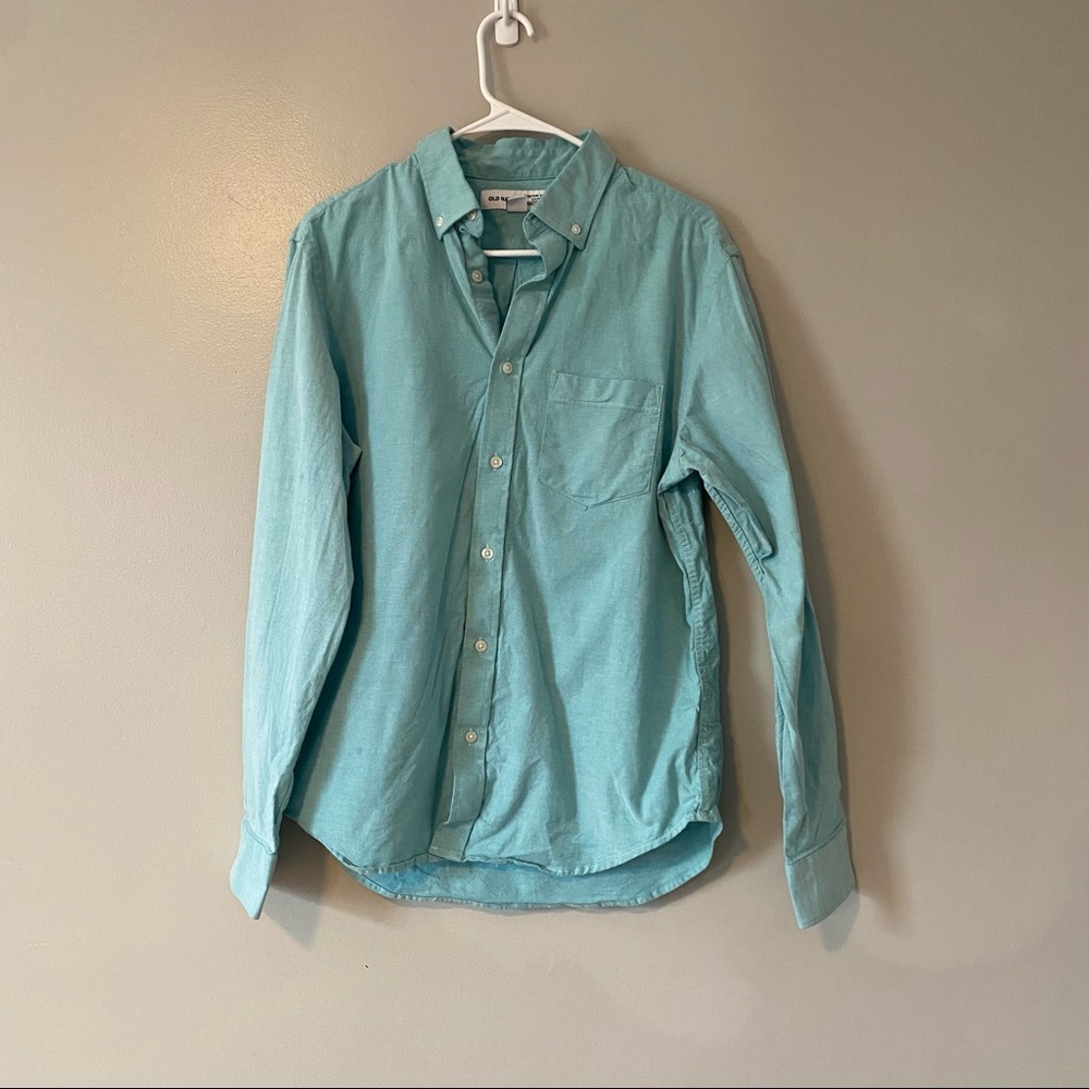 Mens Blue button up